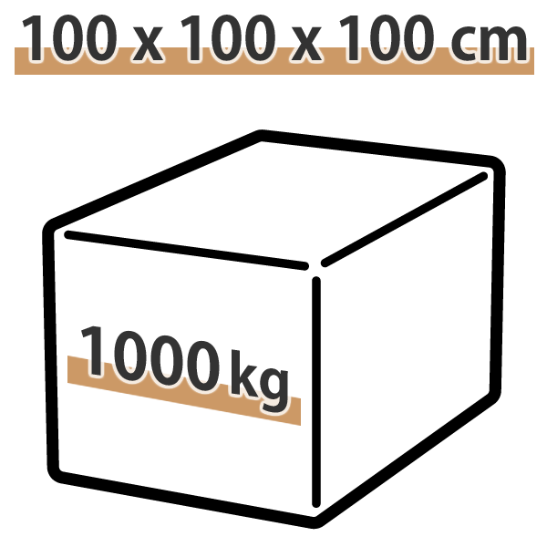 100x100x100 1,000kg